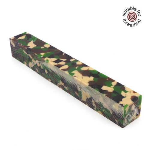 Kirinite Army Green pen blank